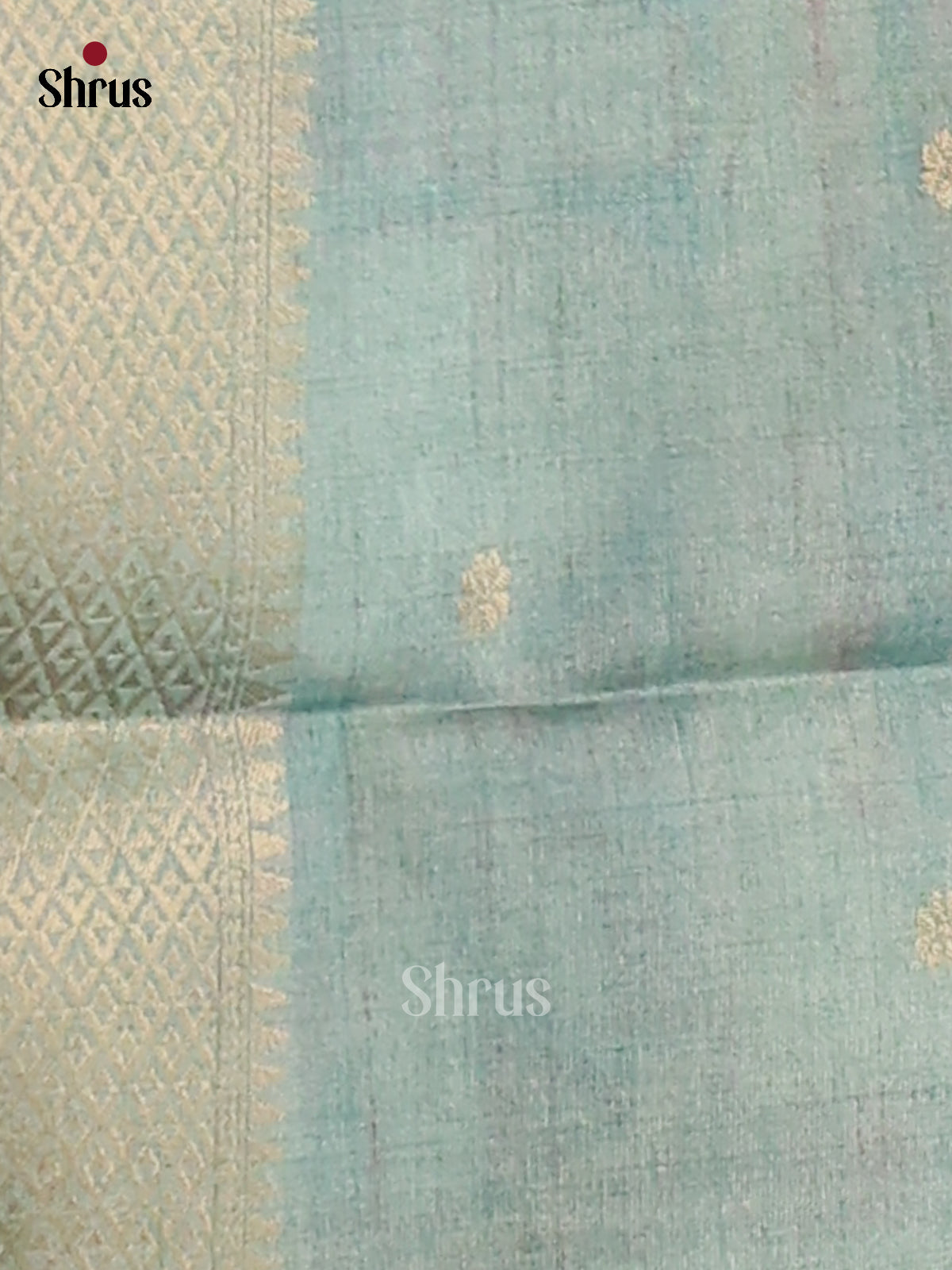 Grey - Semi Tussar Saree - Shop on Shrus.com