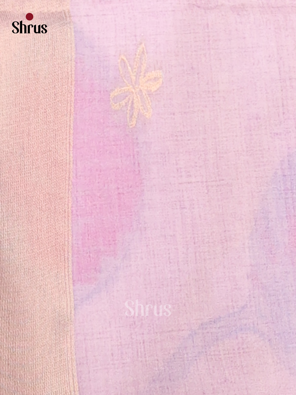 Lavender - Semi Tussar Saree - Shop on Shrus.com