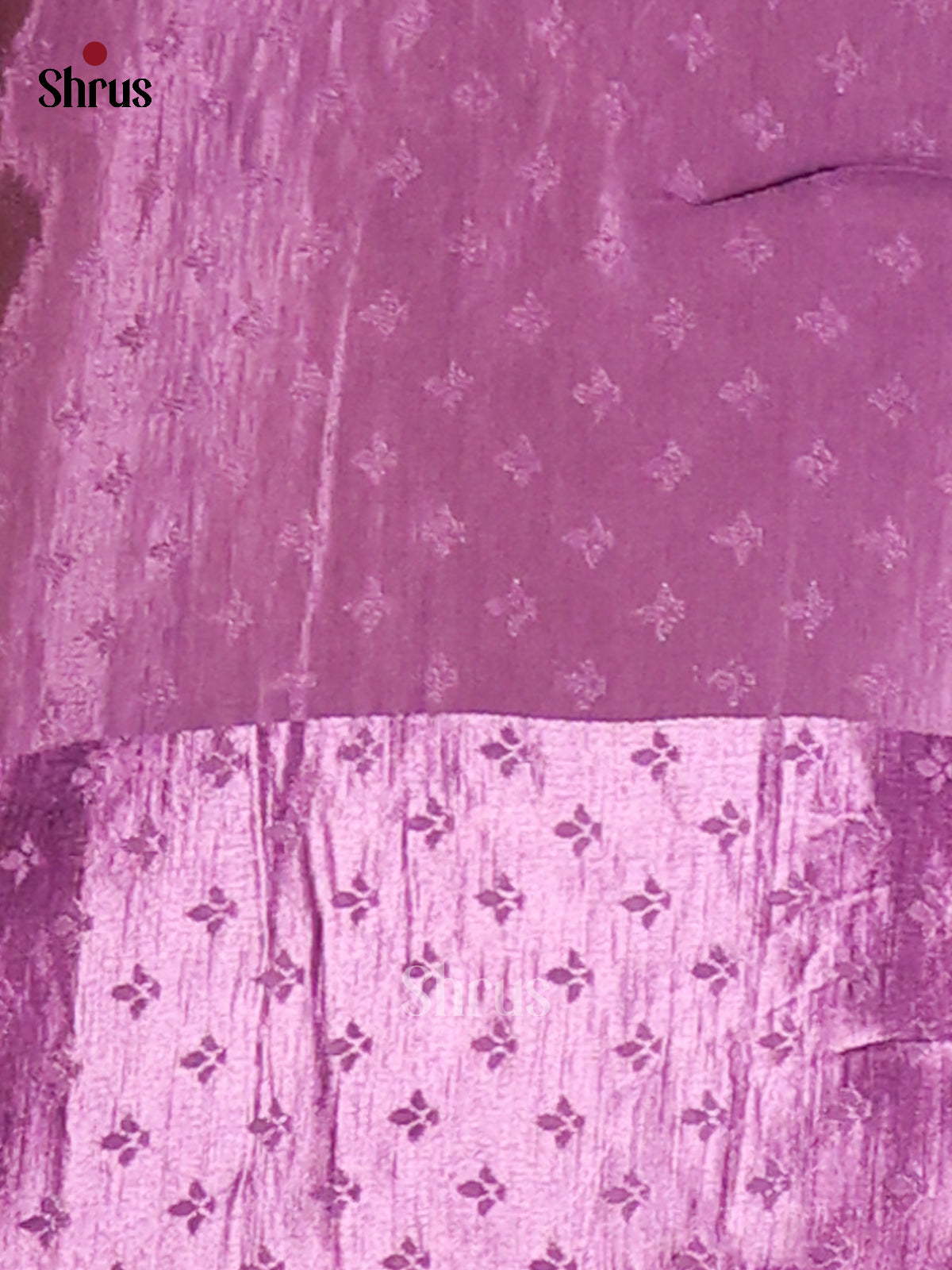 Mathulir Green & Purple- Mangosilk Saree - Shop on Shrus.com