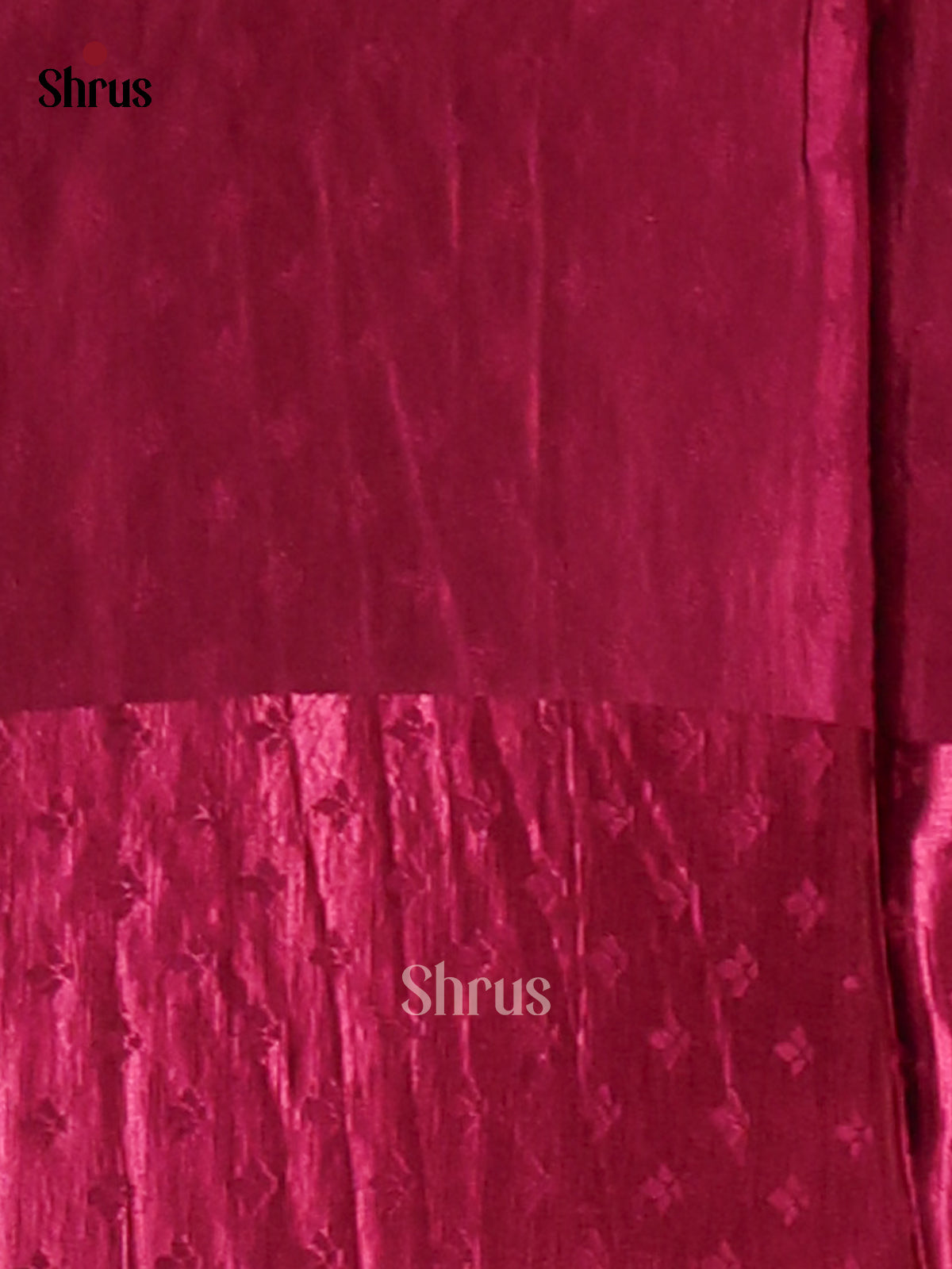 Green & Maroon- Mangosilk Saree - Shop on Shrus.com