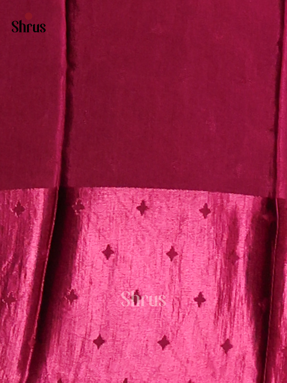 Bottle Green & Maroon - Mangosilk Saree - Shop on Shrus.com