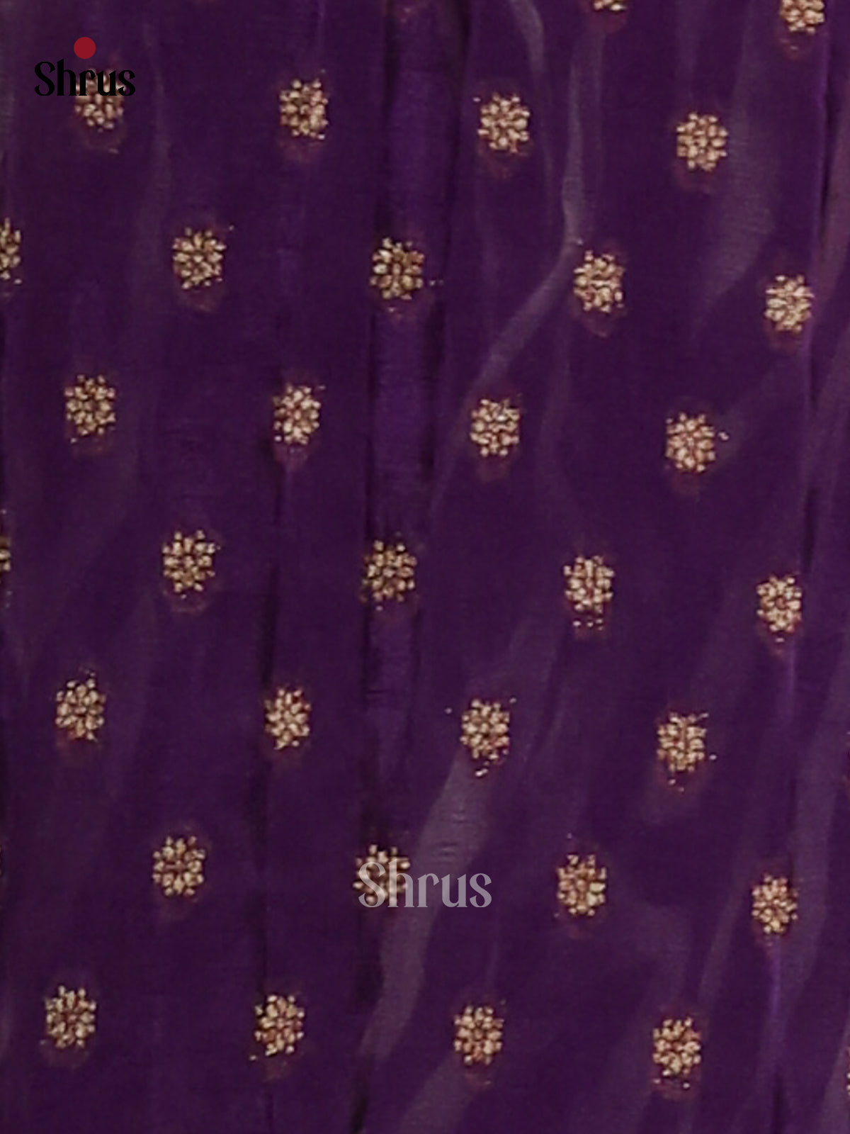 Blue & Violet - Semi Georgette Saree - Shop on Shrus.com