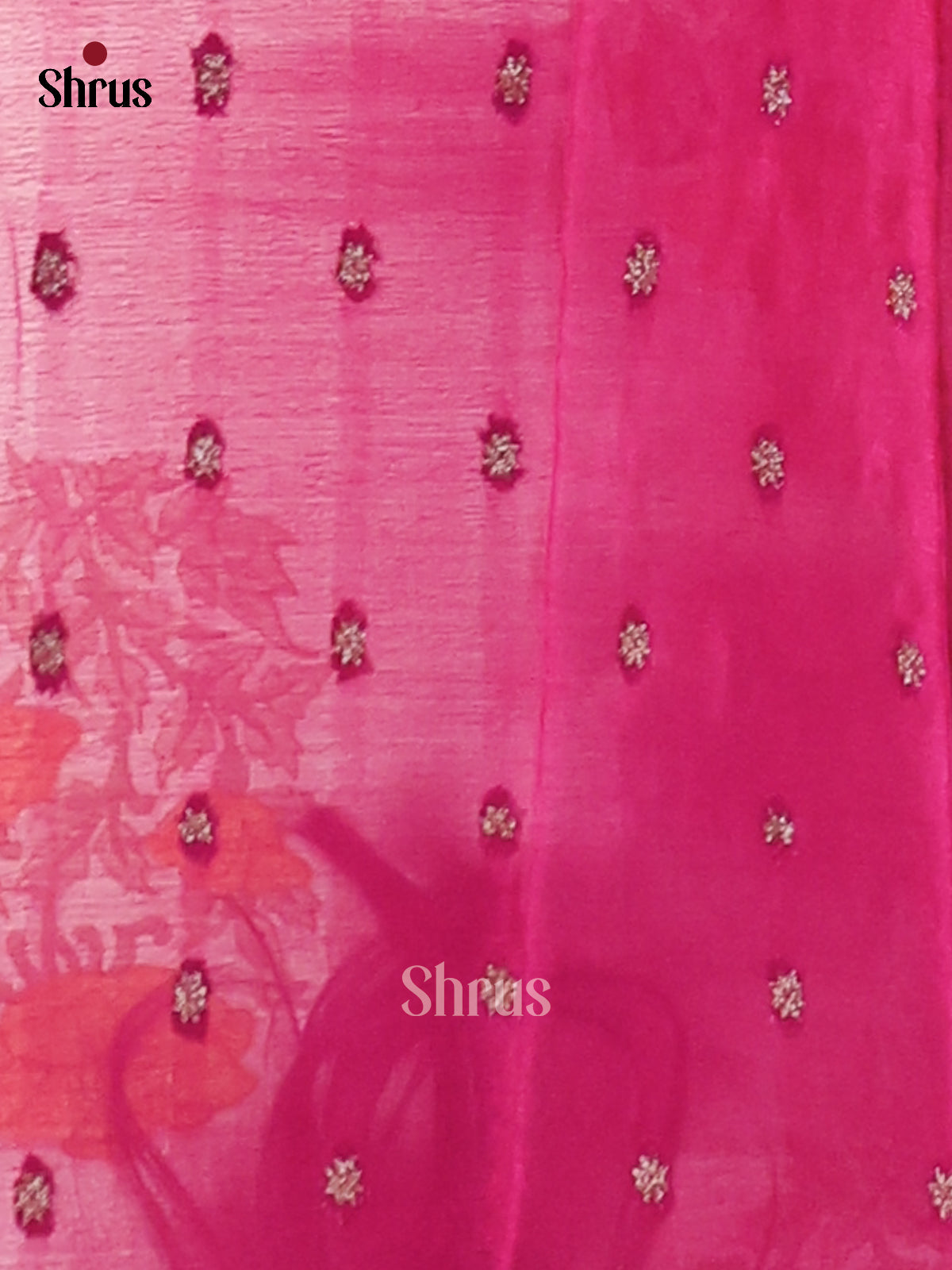 Blue - Semi Georgette Saree - Shop on Shrus.com