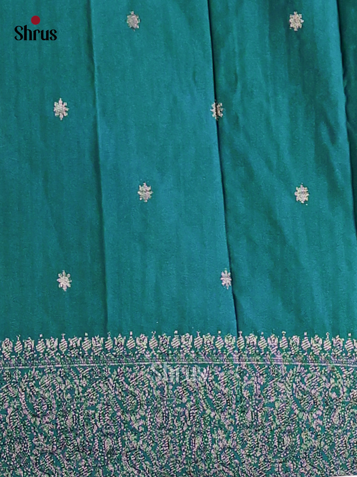 Green(Single Tone)- Semi Georgette Saree