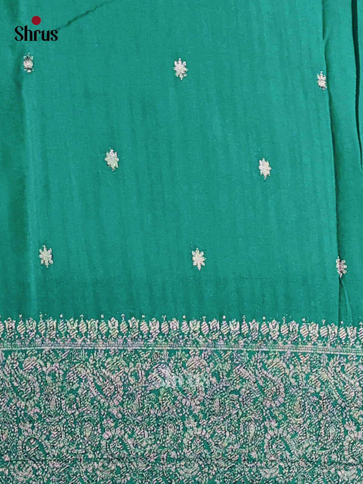 Green(Single tone) - Semi Georgette Saree