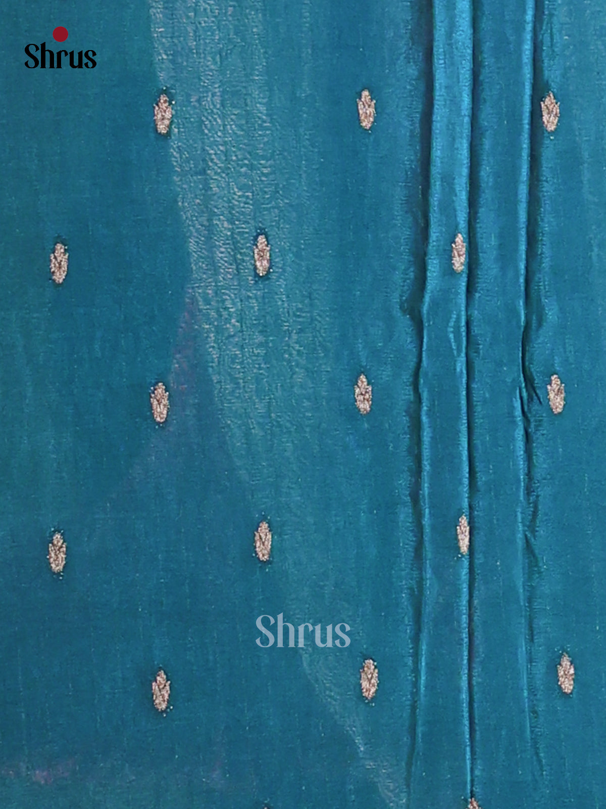 Blue(Single tone) - Semi Georgette Saree - Shop on Shrus.com