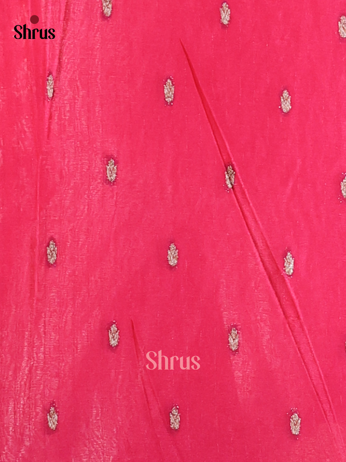 Pink(Single tone) - Semi Georgette Saree - Shop on Shrus.com