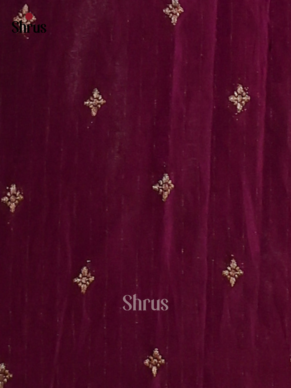 Purple(single Tone) - Semi Georgette Saree - Shop on Shrus.com