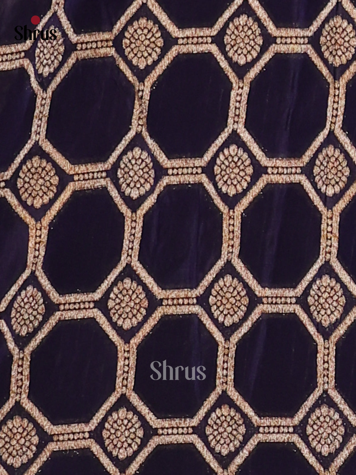Blue(Single Tone) - Semi Georgette Saree - Shop on Shrus.com