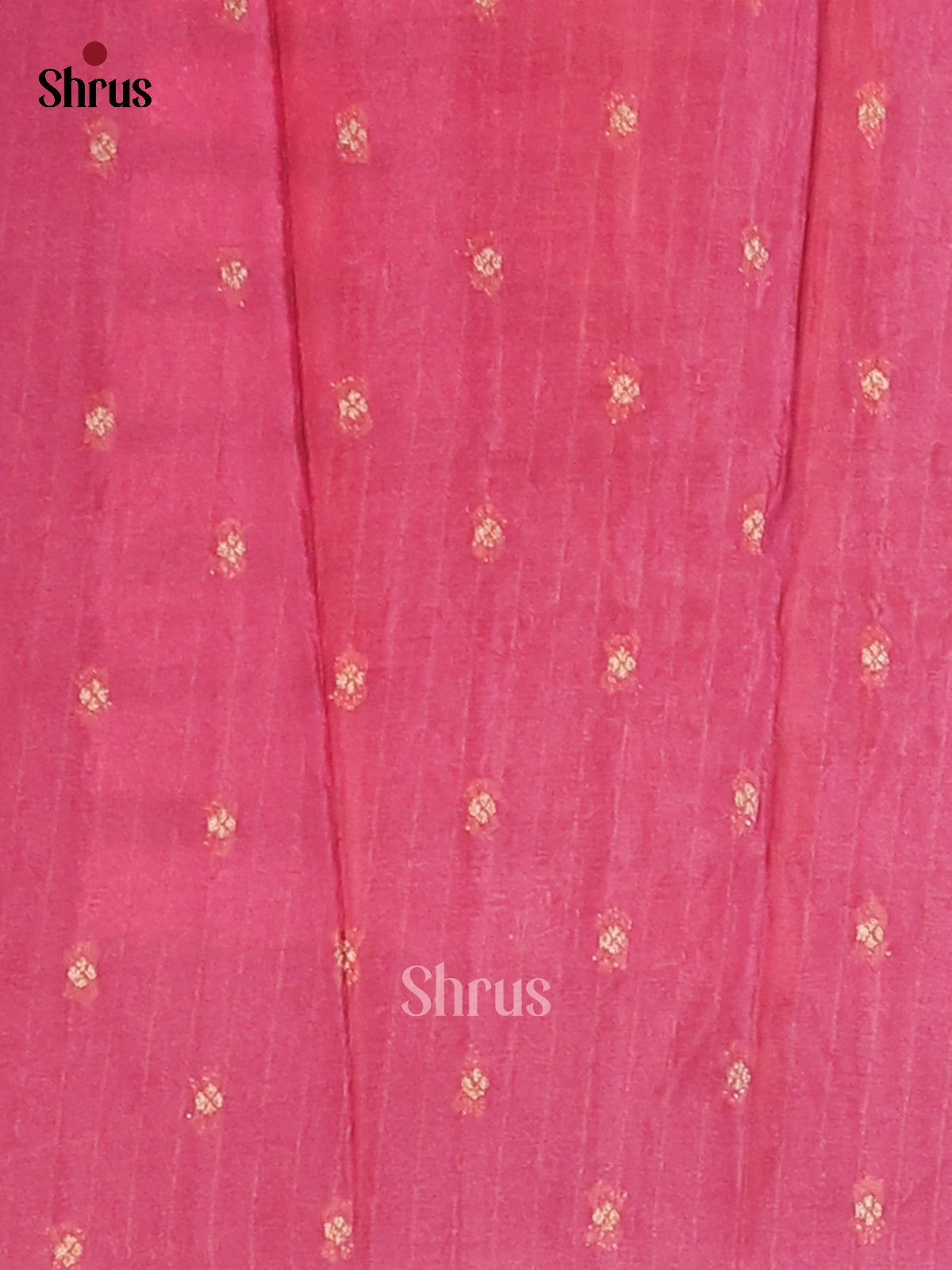 Pink(Single Tone) - Semi Georgette Saree - Shop on Shrus.com