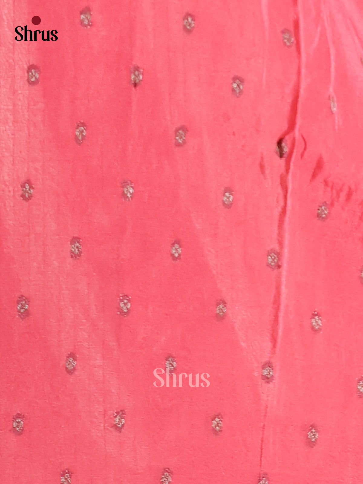 Pink(Single Tone)- Semi Georgette Saree - Shop on Shrus.com