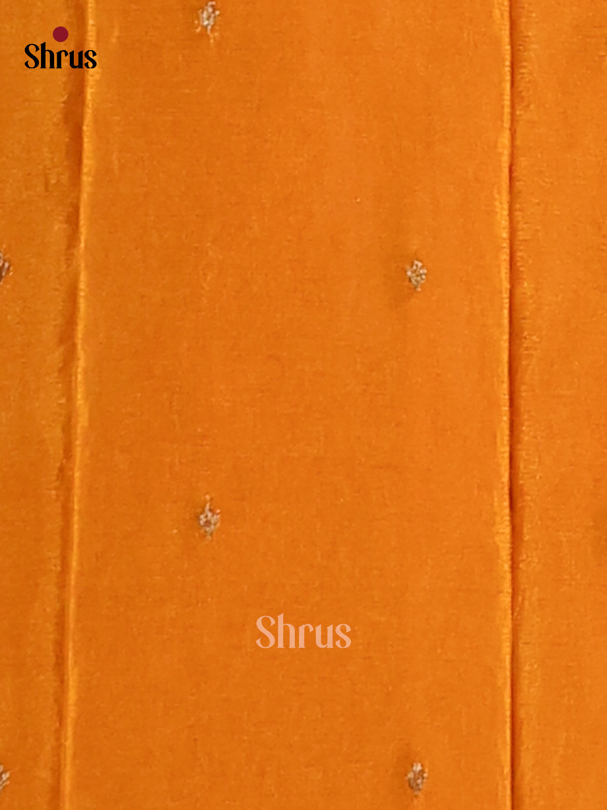 Orange(Single Tone) - Semi Georgette Saree - Shop on Shrus.com