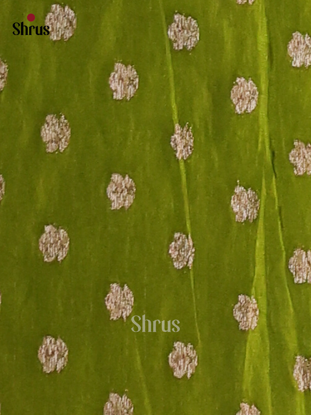 Lite Green(SIngle Tone) - Semi Georgette Saree - Shop on Shrus.com