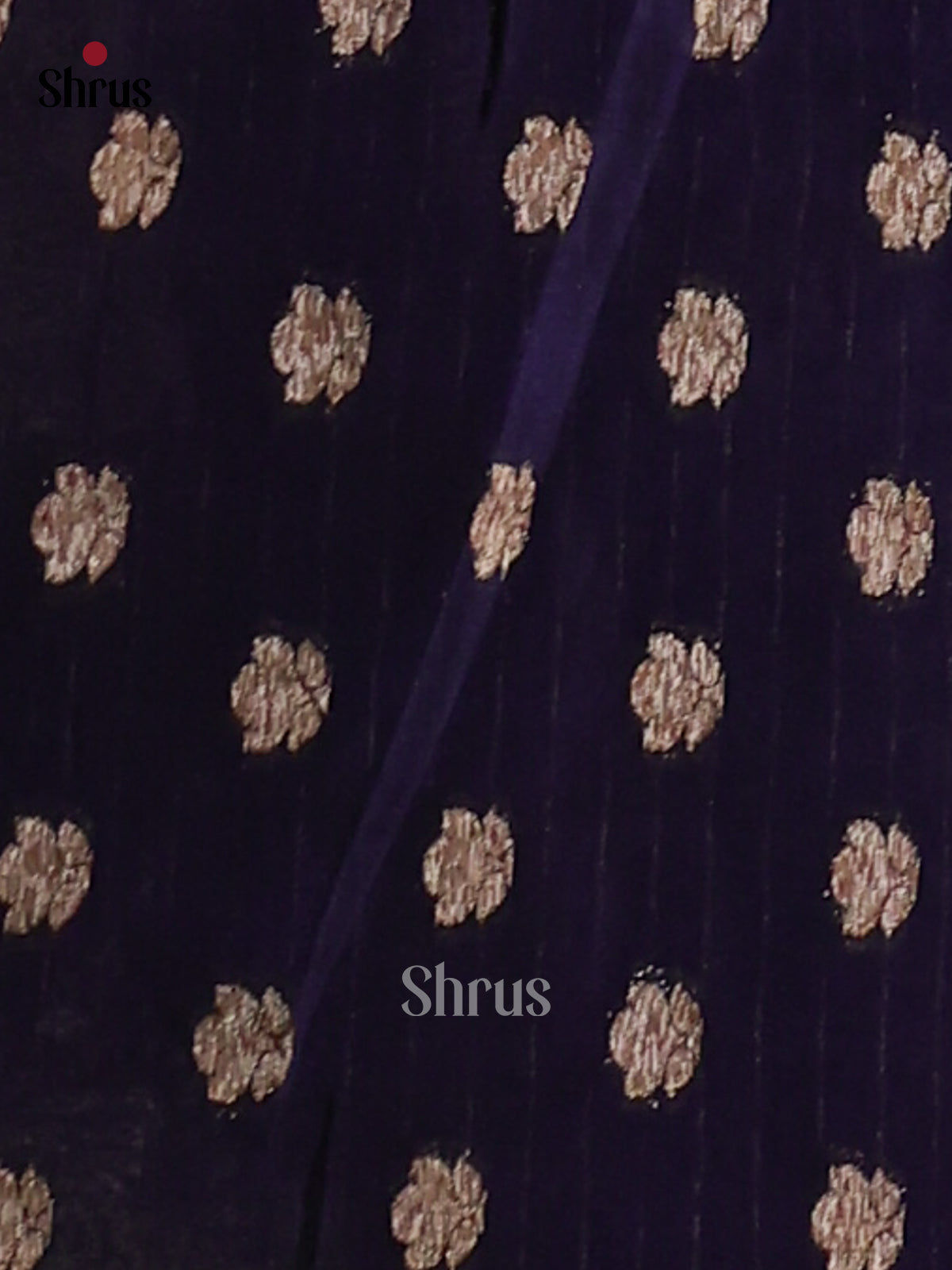 Blue(SIngle Tone) - Semi Georgette Saree - Shop on Shrus.com