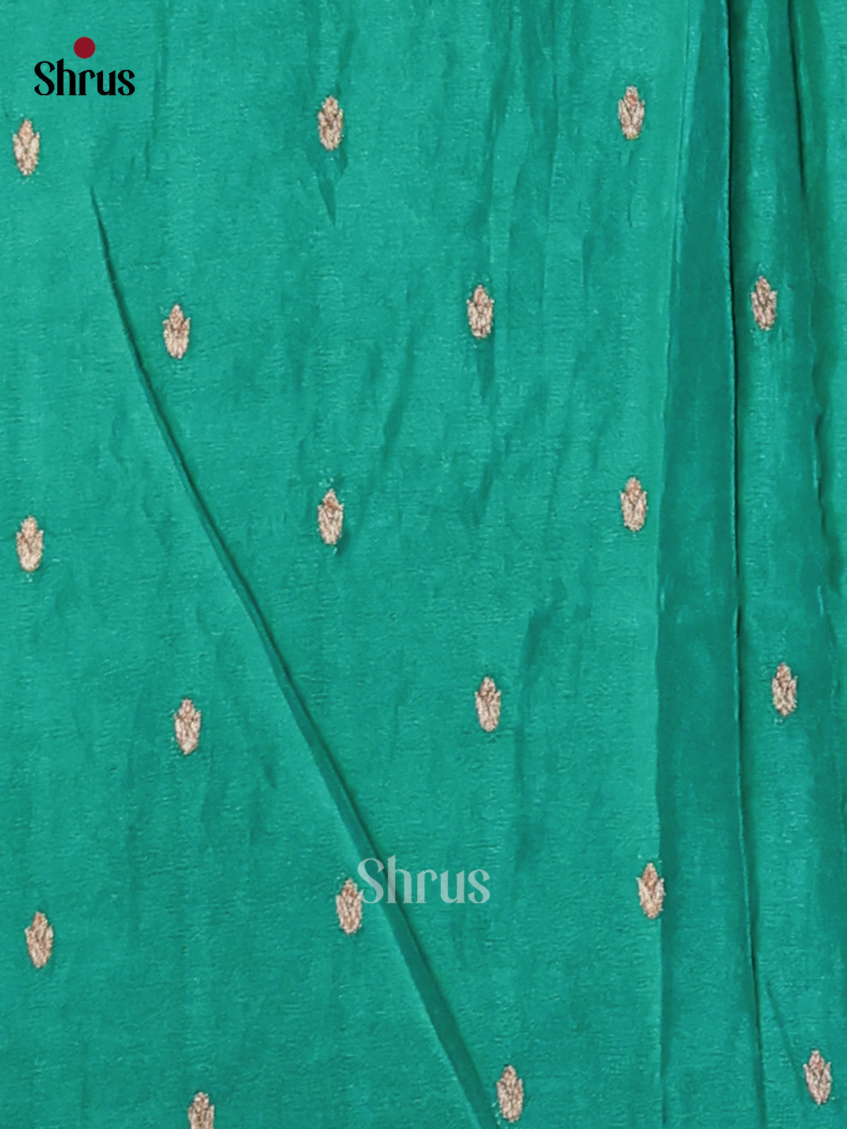 Green(SIngle Tone)- Semi Georgette Saree - Shop on Shrus.com