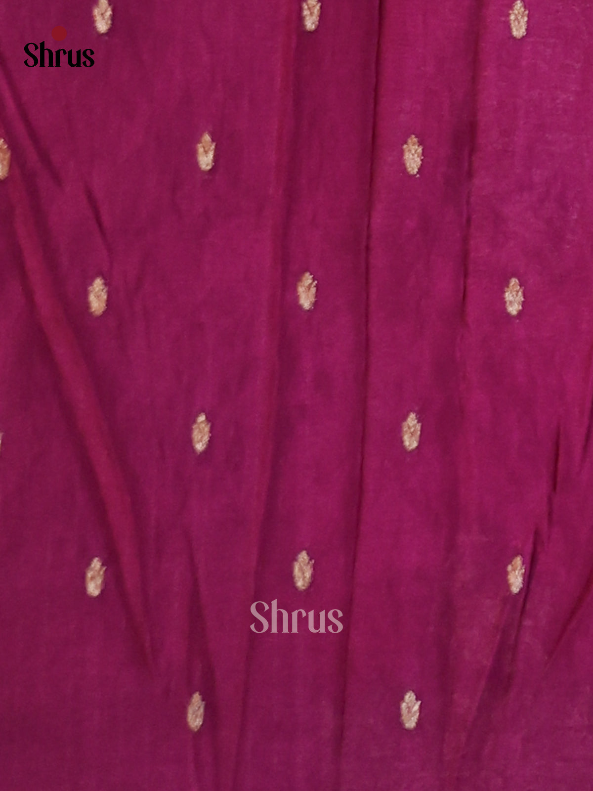 Wine(Single Tone) - Semi Georgette Saree - Shop on Shrus.com