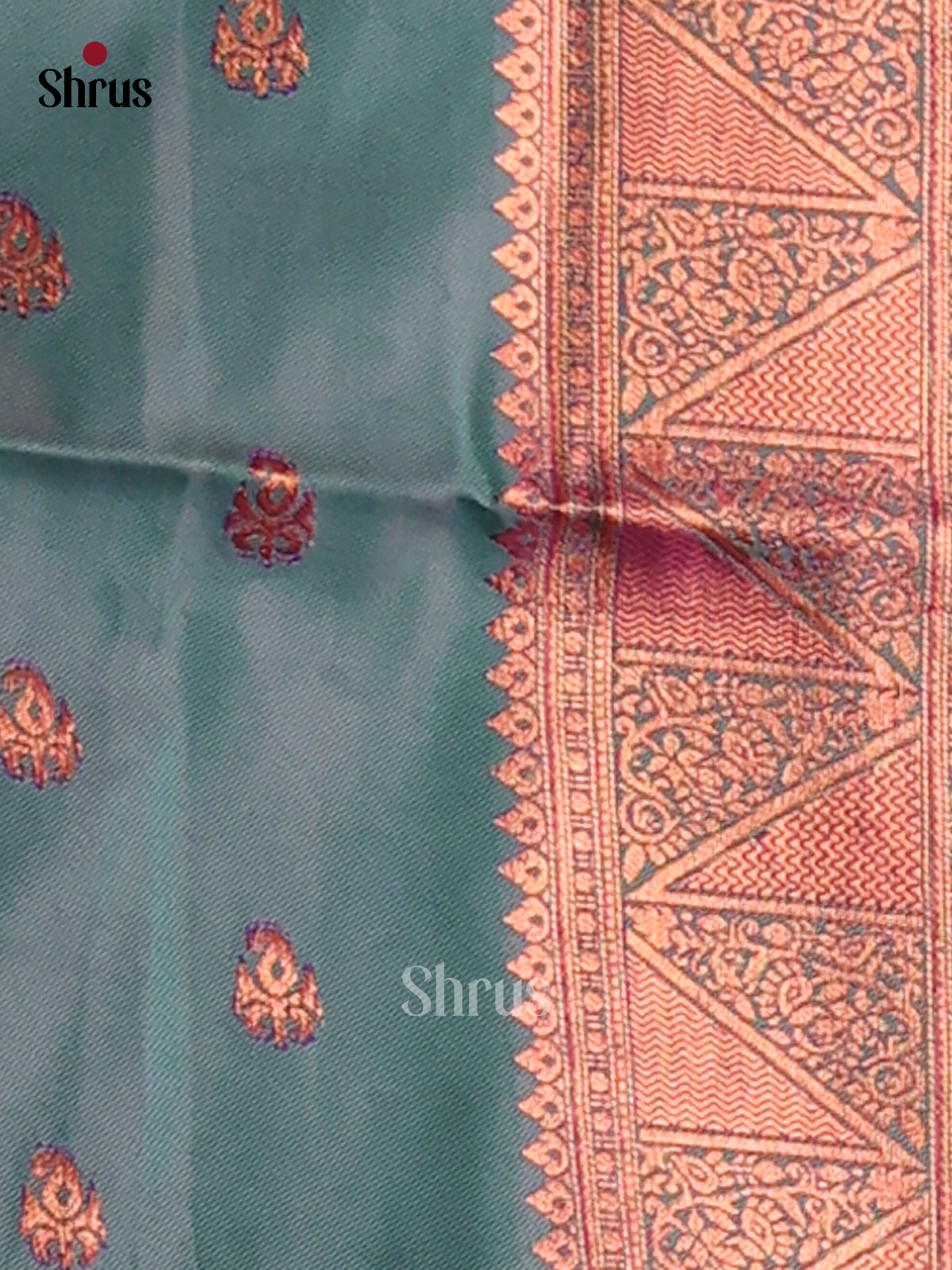 Purple & Green - Semi Softsilk saree - Shop on Shrus.com