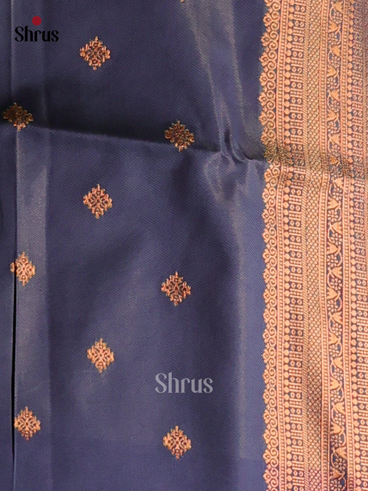 Green & Blue- Semi Softsilk Saree - Shop on Shrus.com