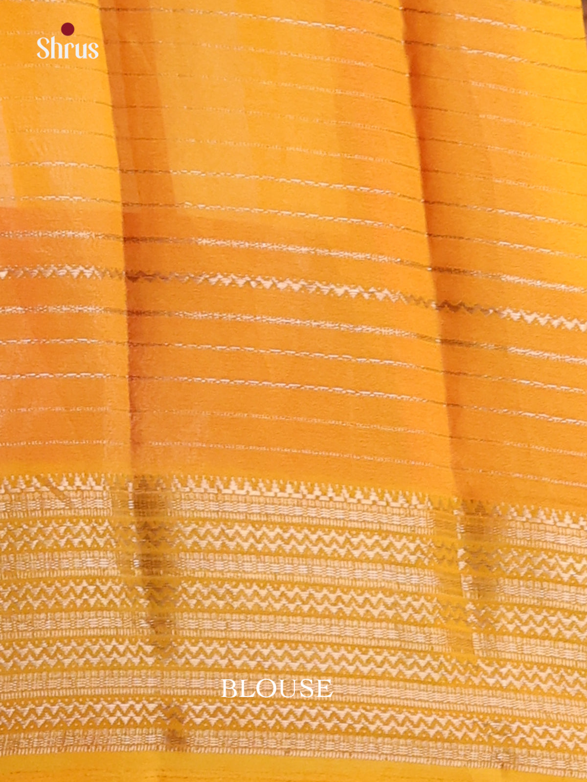 Cream & Yellow - Semi Mysoresilk Saree - Shop on Shrus.com