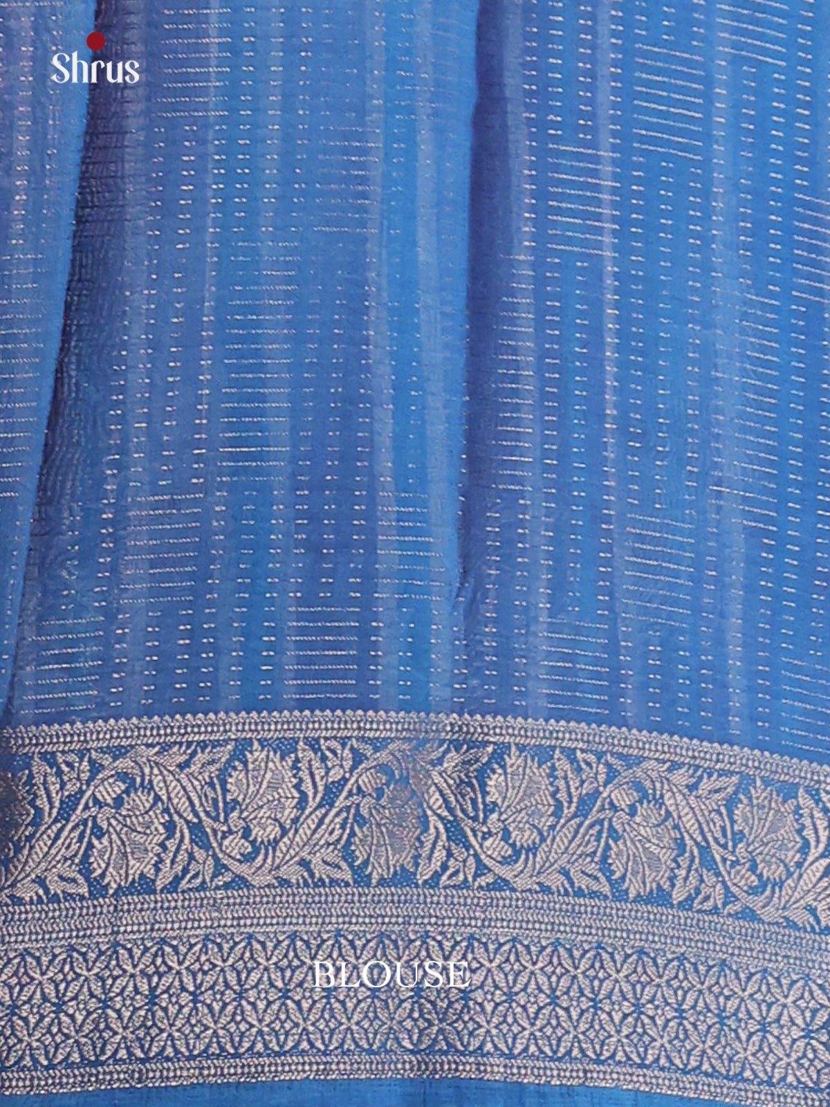 Maroon & Blue - Semi Mysoresilk Saree - Shop on Shrus.com