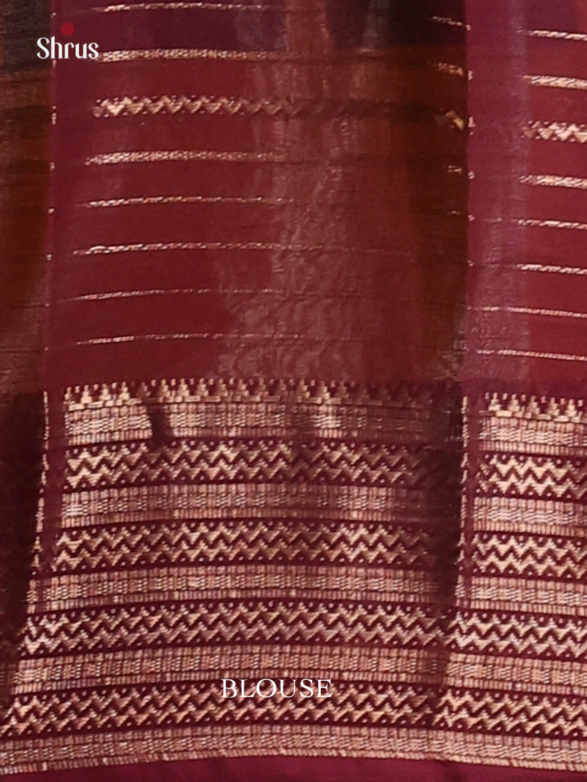 Green with Maroon - Semi Mysoresilk Saree - Shop on Shrus.com