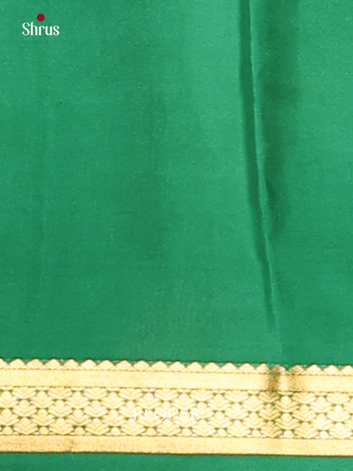 Purple & Green- Mysore Silk Saree - Shop on Shrus.com