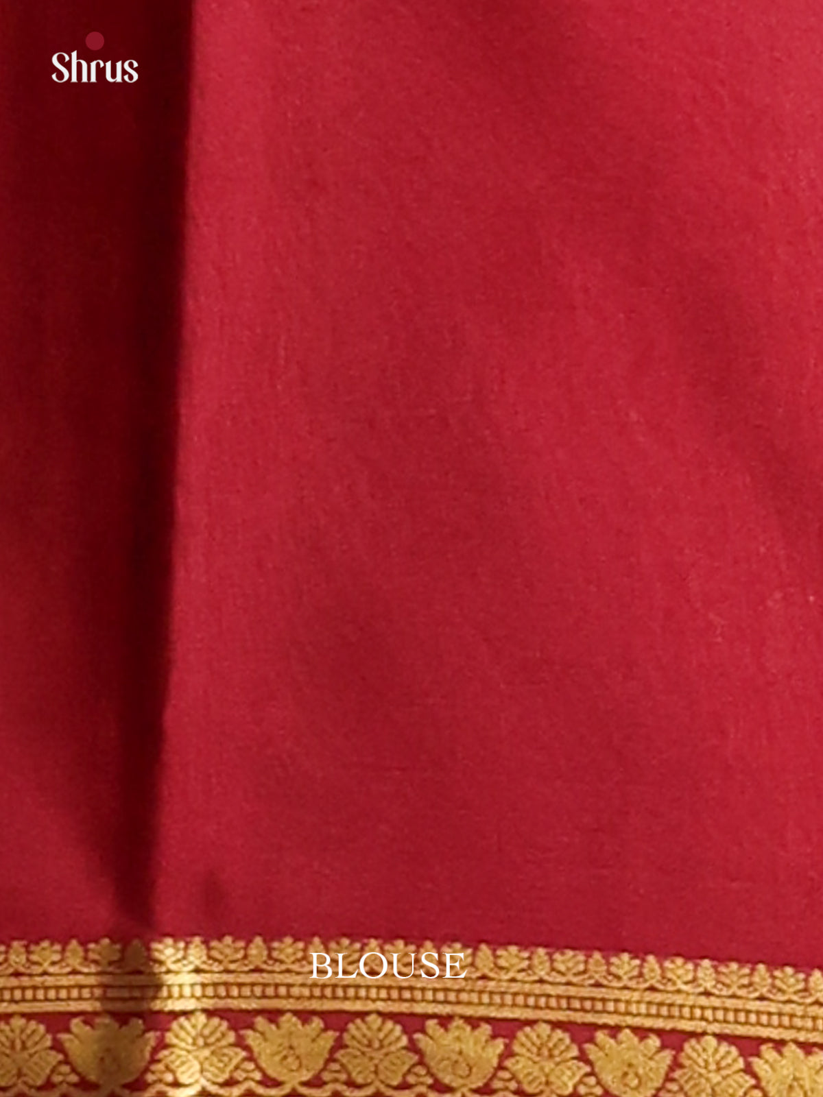 Pink & Maroon - Mysore Silk Saree - Shop on Shrus.com