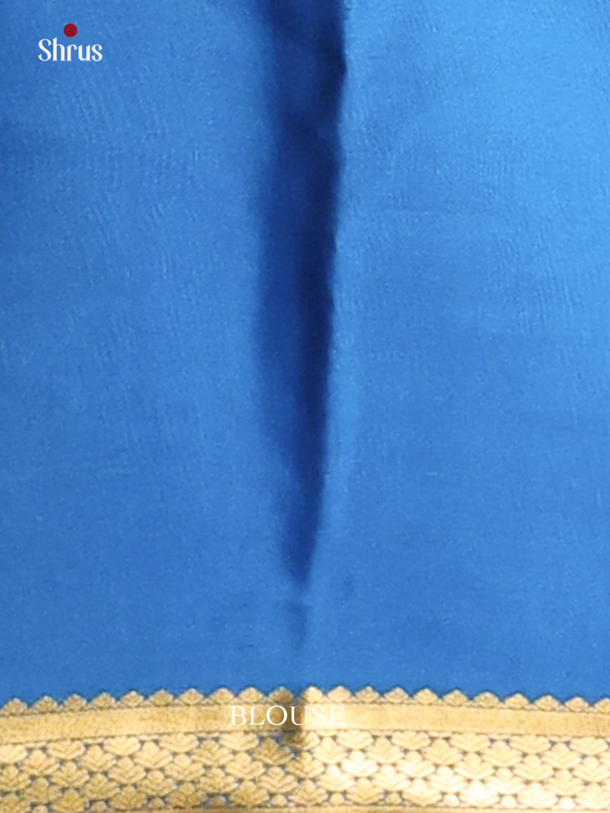 Brown & Blue - Mysore Silk Saree - Shop on Shrus.com