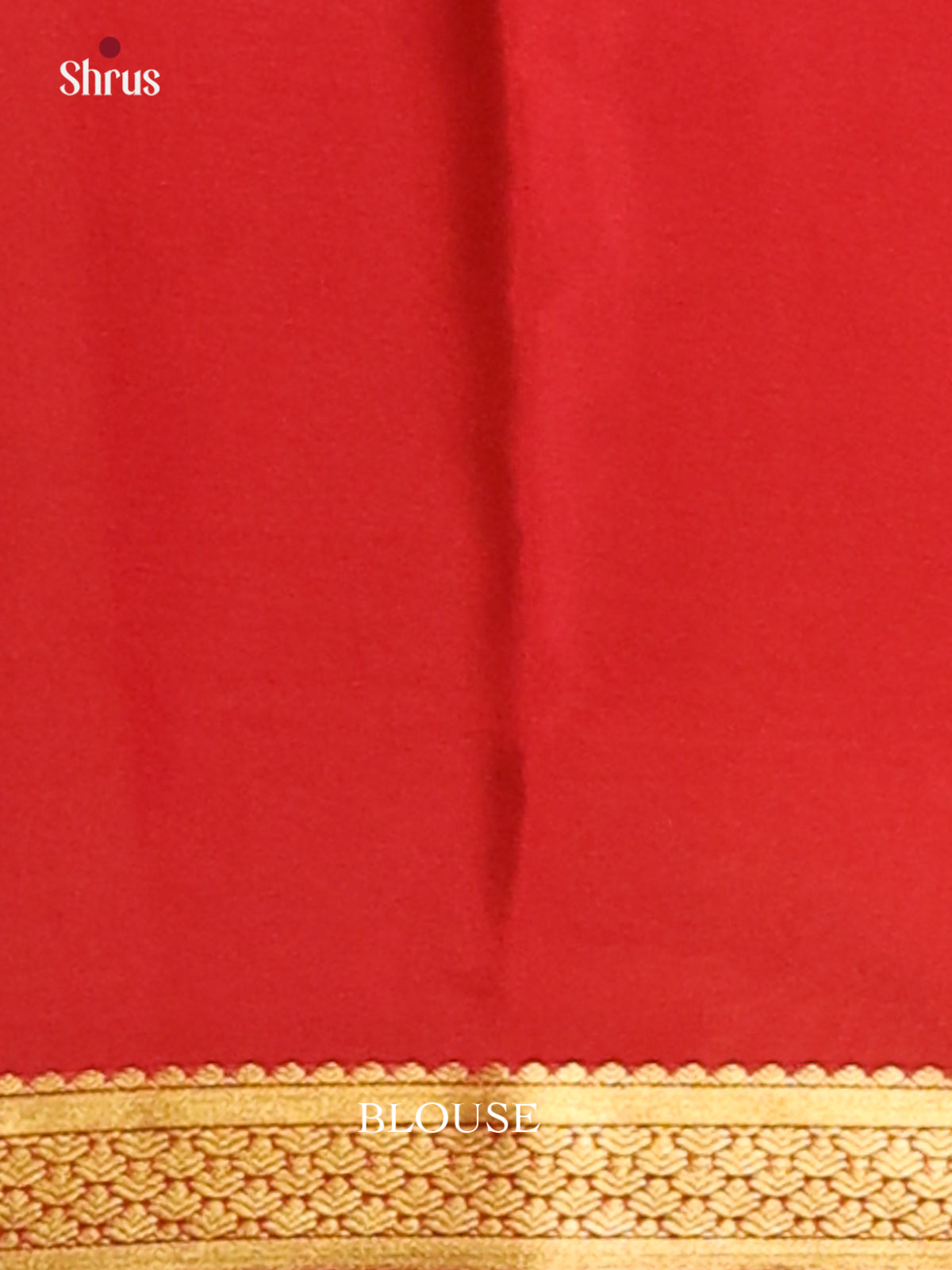 Mehandi Green & Red - Mysore Silk Saree - Shop on Shrus.com