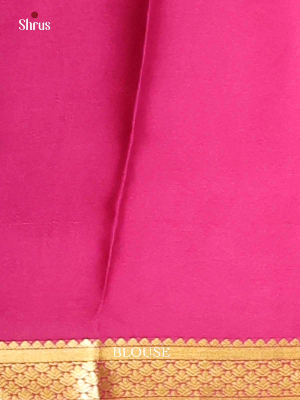 Blue & Majenta- Mysore Silk Saree-1