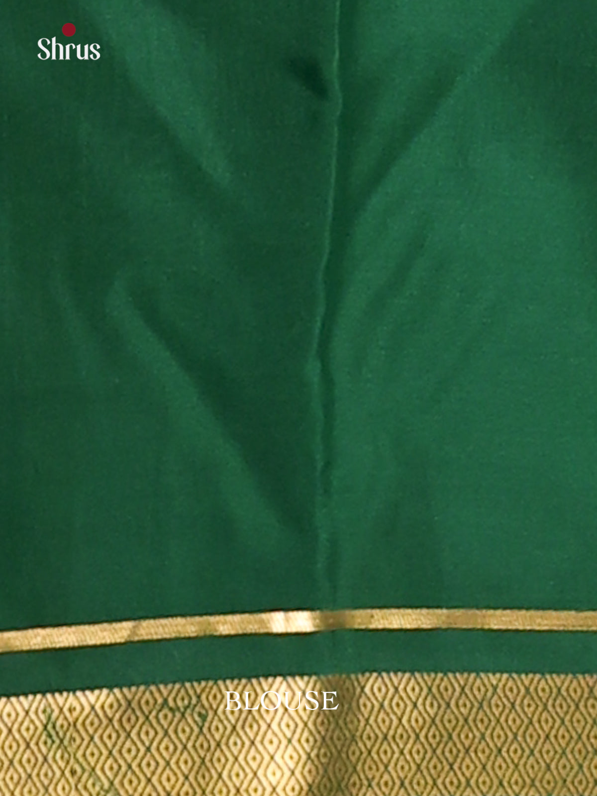 Light Blue & Green - Mysore Silk Saree -1