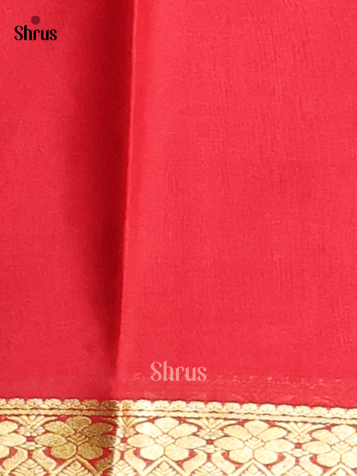 Lavender & Red - Mysore Silk Saree - Shop on Shrus.com