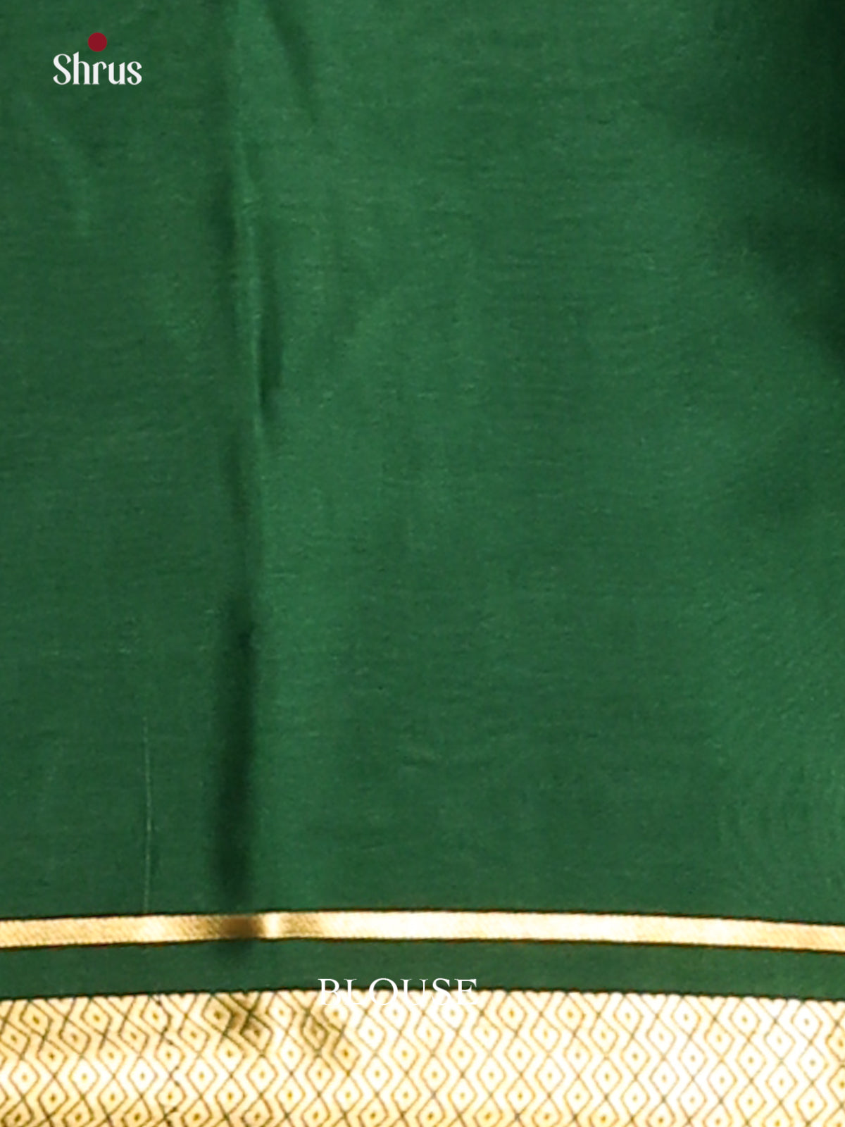 Lotus Pink & Green - Mysore Silk Saree - Shop on Shrus.com