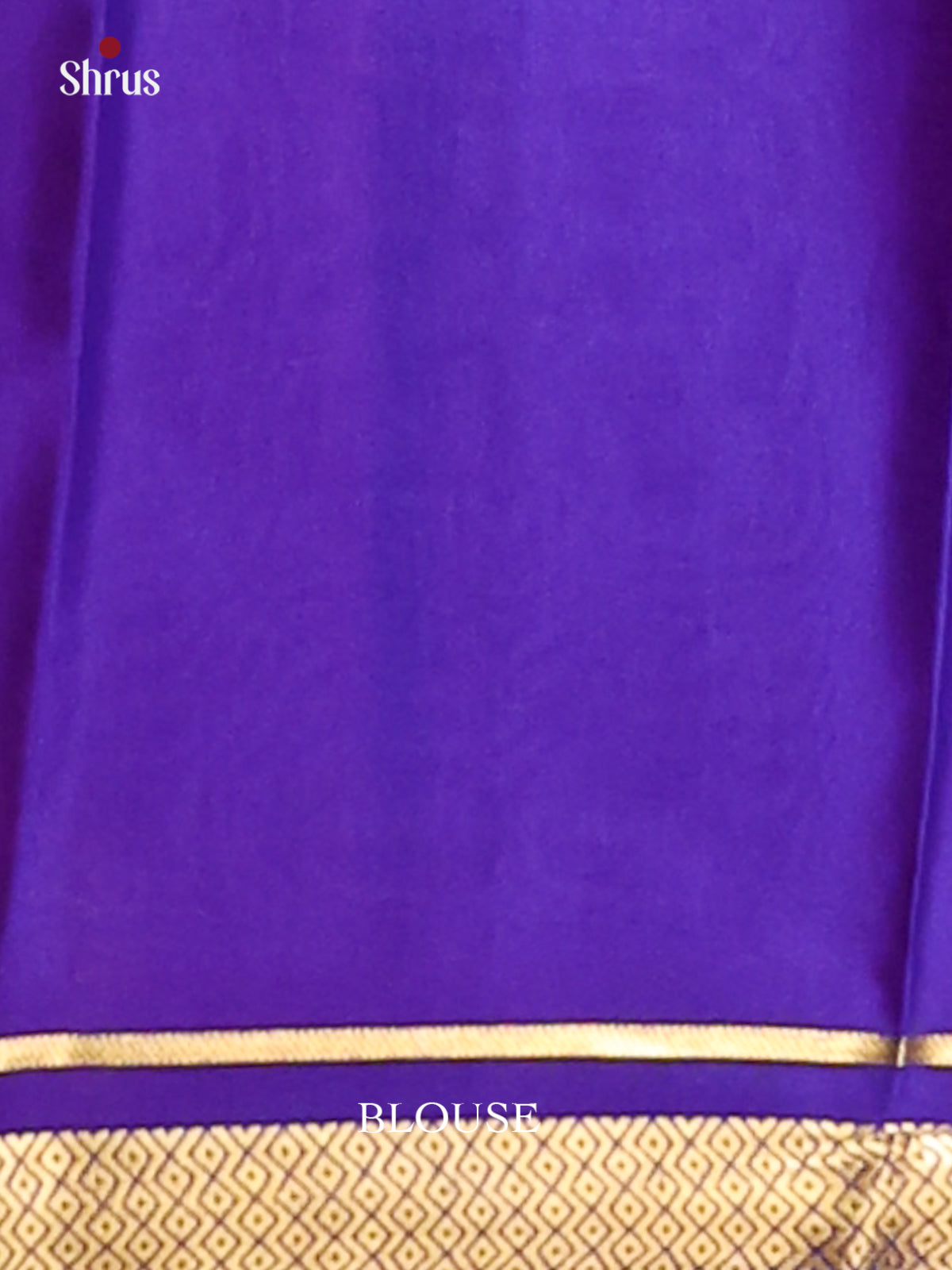 Pink & Blue - Mysore Silk Saree-1