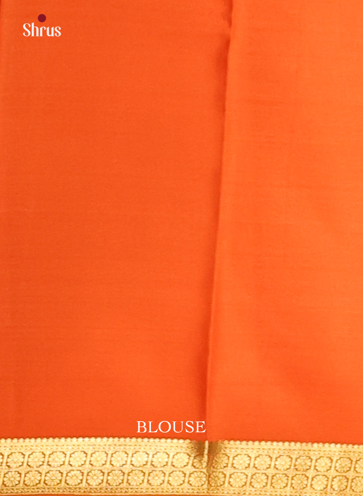 Majenta & Orange - Mysore Silk Saree - Shop on Shrus.com