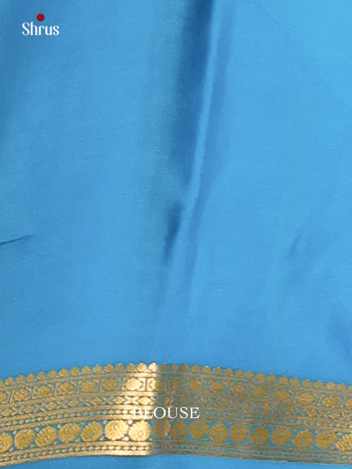 Pink & Blue - Mysore Silk Saree - Shop on Shrus.com