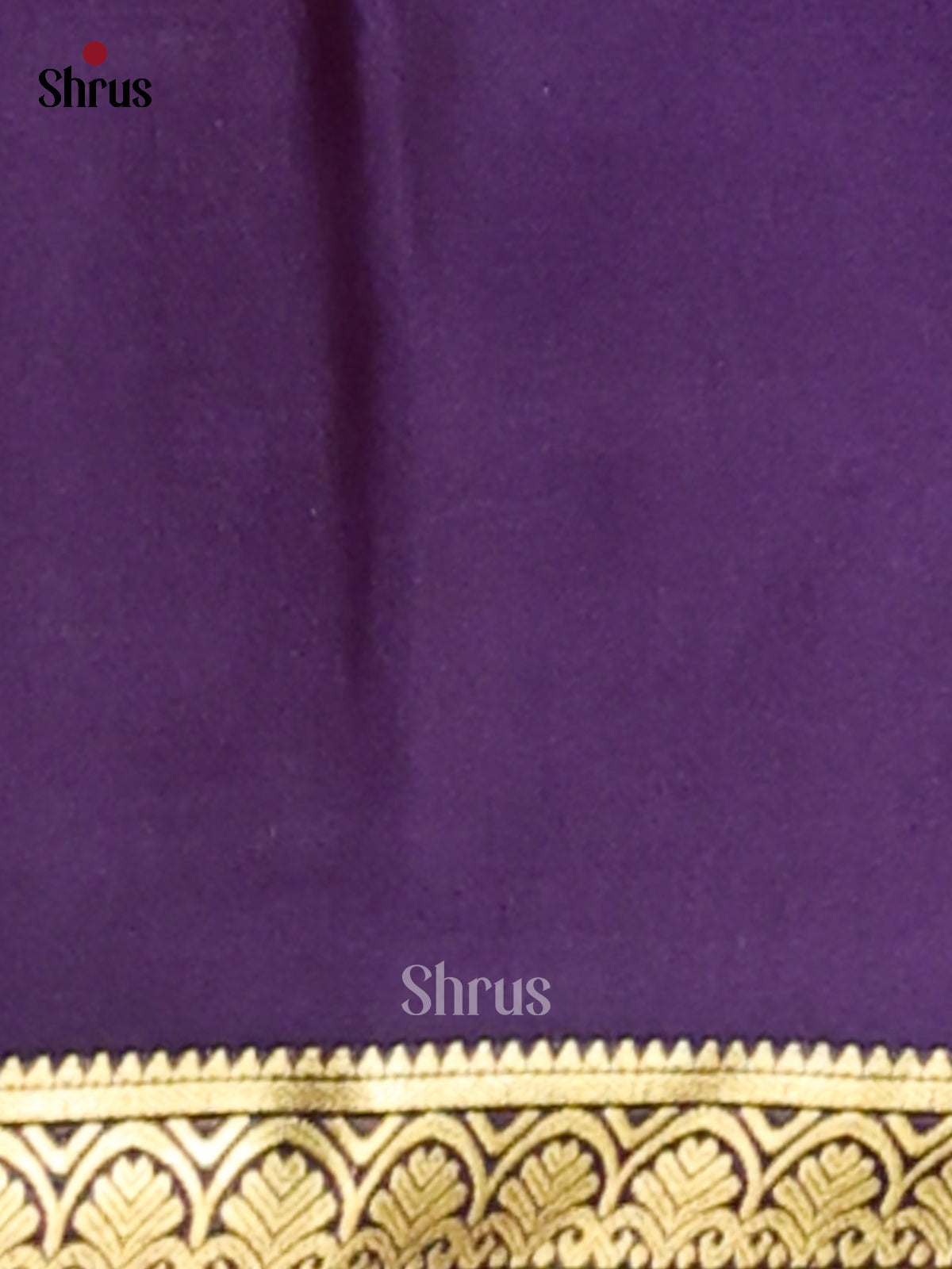Pink & Violet - Mysore Silk Saree - Shop on Shrus.com