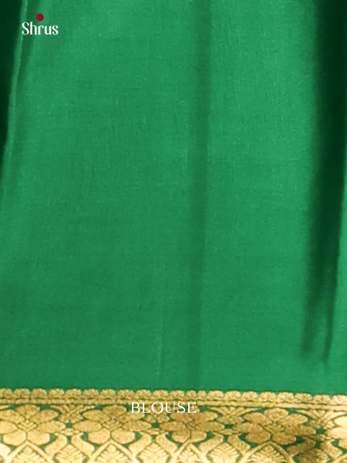 Blue & Green- Mysore Silk Saree-1
