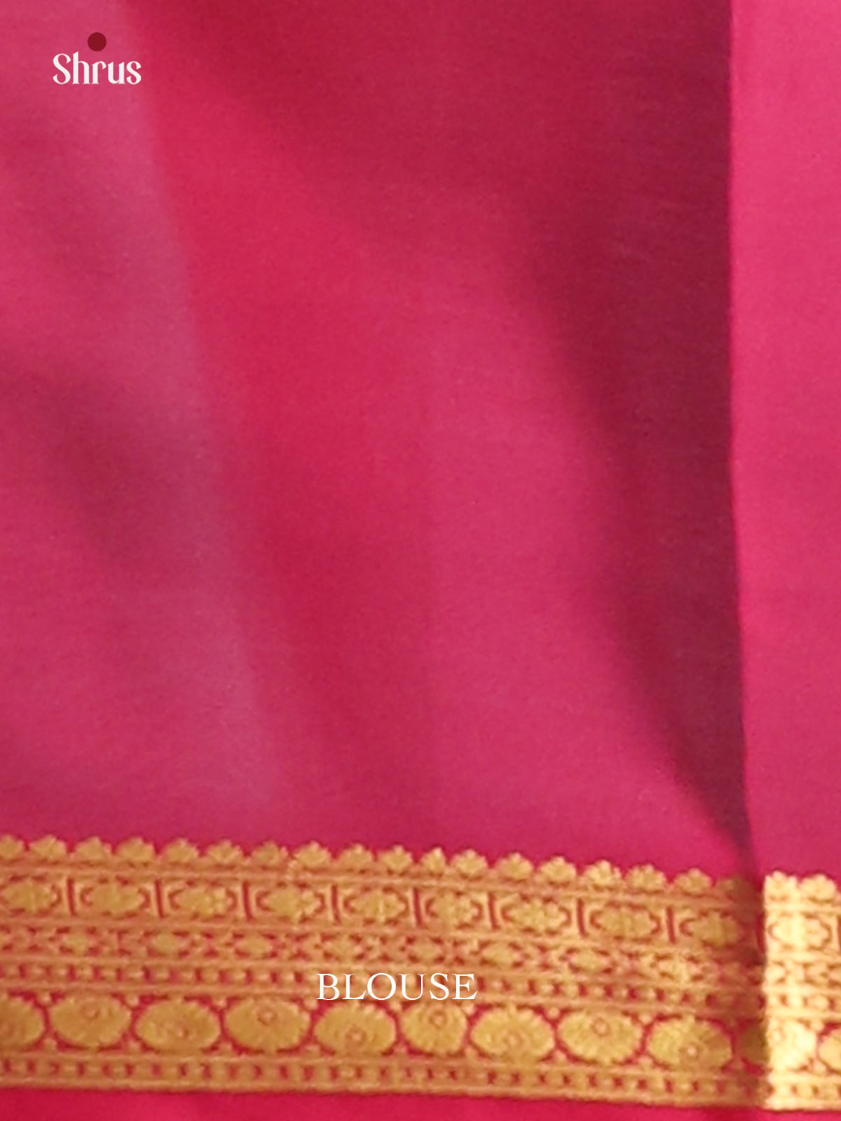 Teal Green & majenta - Mysore Silk Saree-1