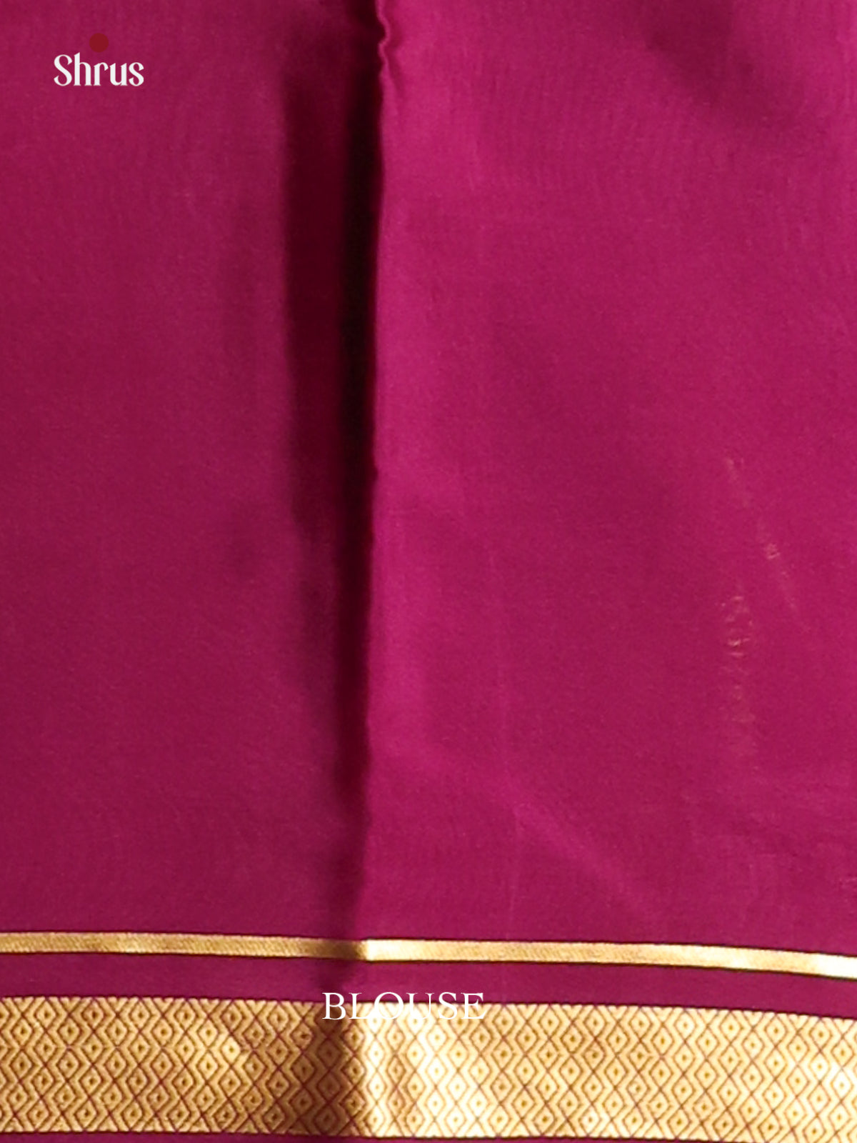 Pink & Purple - Mysore Silk Saree-1