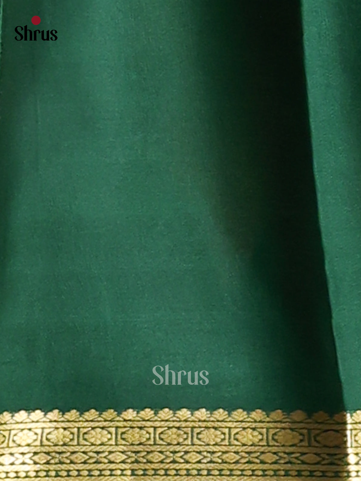 Mustard & Green - Mysore Silk Saree - Shop on Shrus.com
