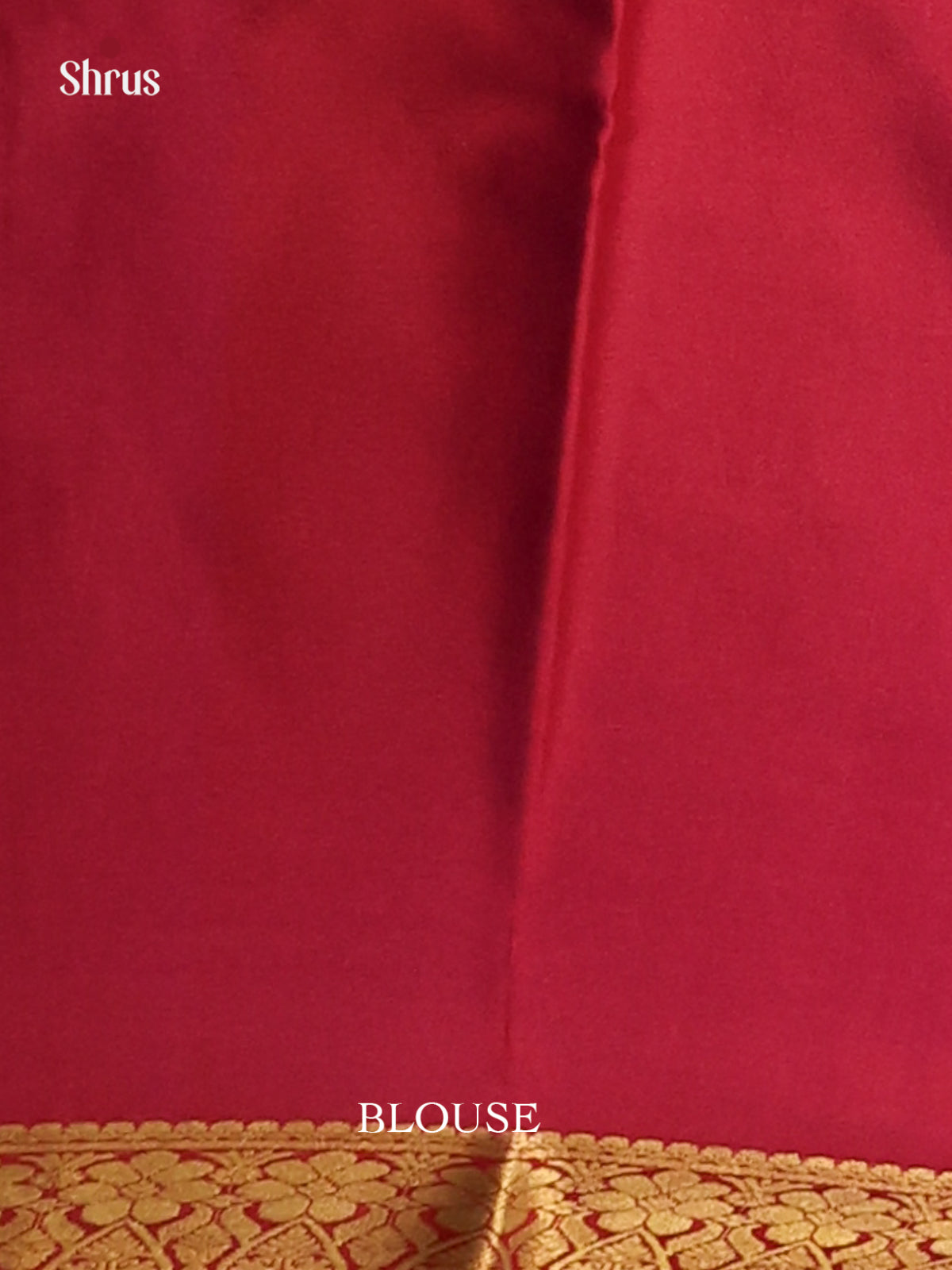 Blue & Maroon - Mysore Silk Saree-1