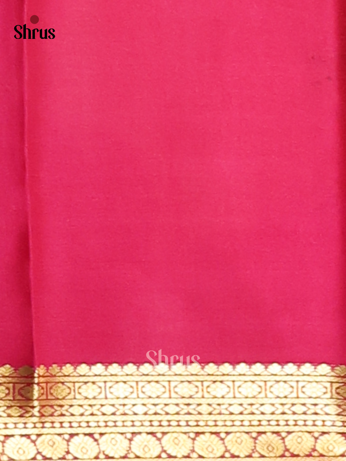 Beige & Maroon- Mysore Silk Saree - Shop on Shrus.com