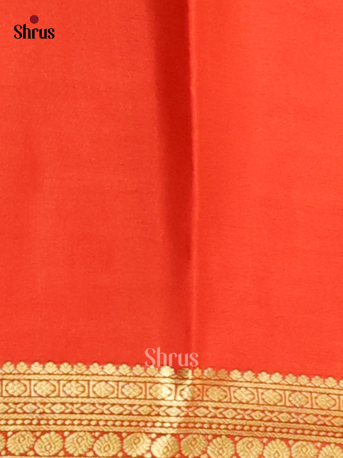 Light Green & Orange- Mysore Silk Saree-1