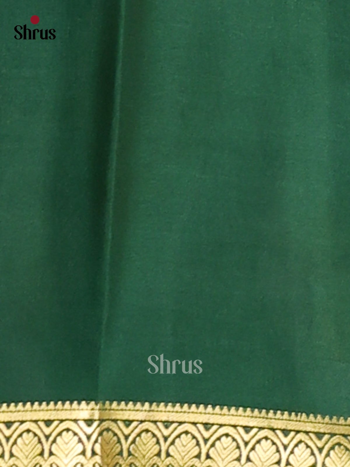 Mustard & Green - Mysore Silk Saree - Shop on Shrus.com