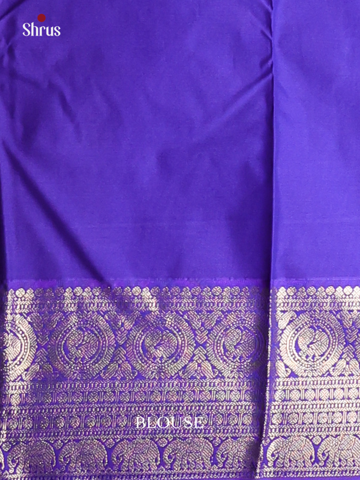 Lavender & Blue - Korvai Semi Kanchipuram Saree - Shop on Shrus.com