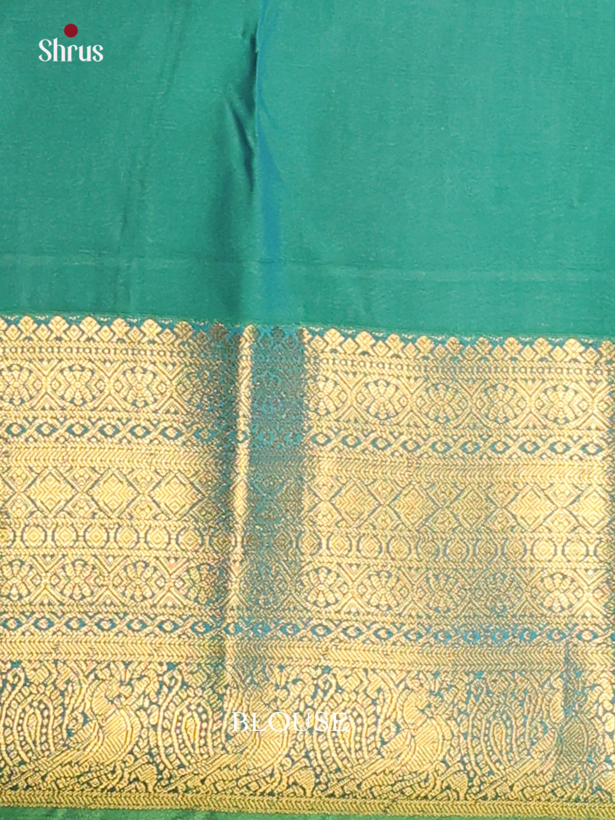 Red & Green- Korvai Semi Kanchipuram Saree - Shop on Shrus.com