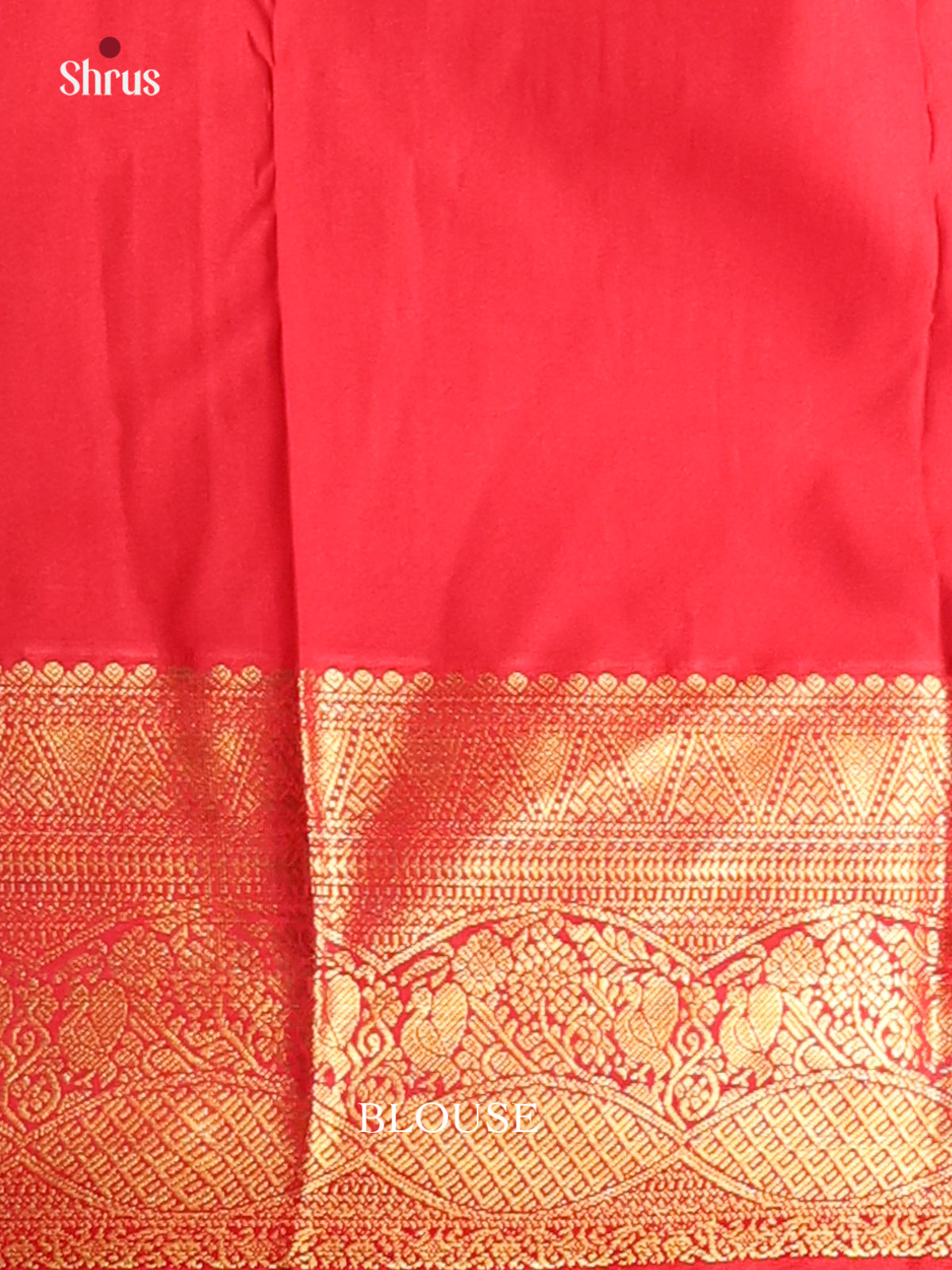 Teal Green & Red - Korvai Semi Kanchipuram Saree - Shop on Shrus.com