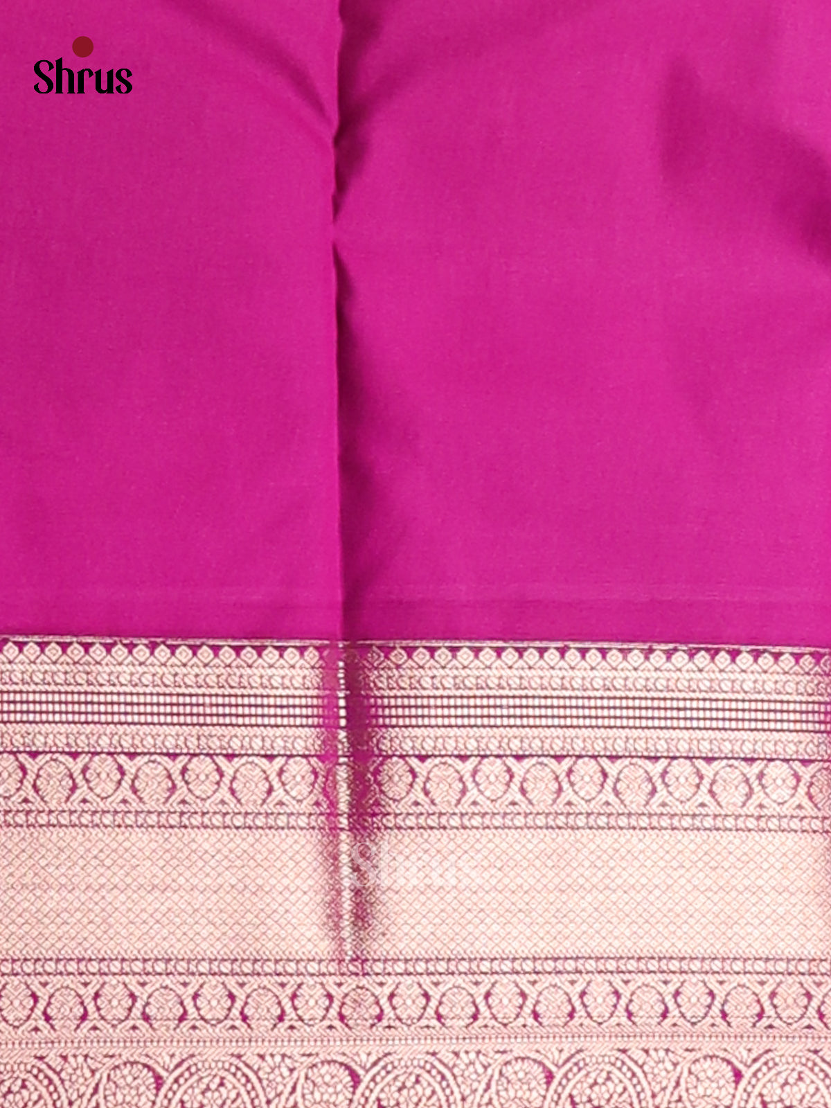 Blue & Purple - Korvai Semi Kanchipuram Saree - Shop on Shrus.com