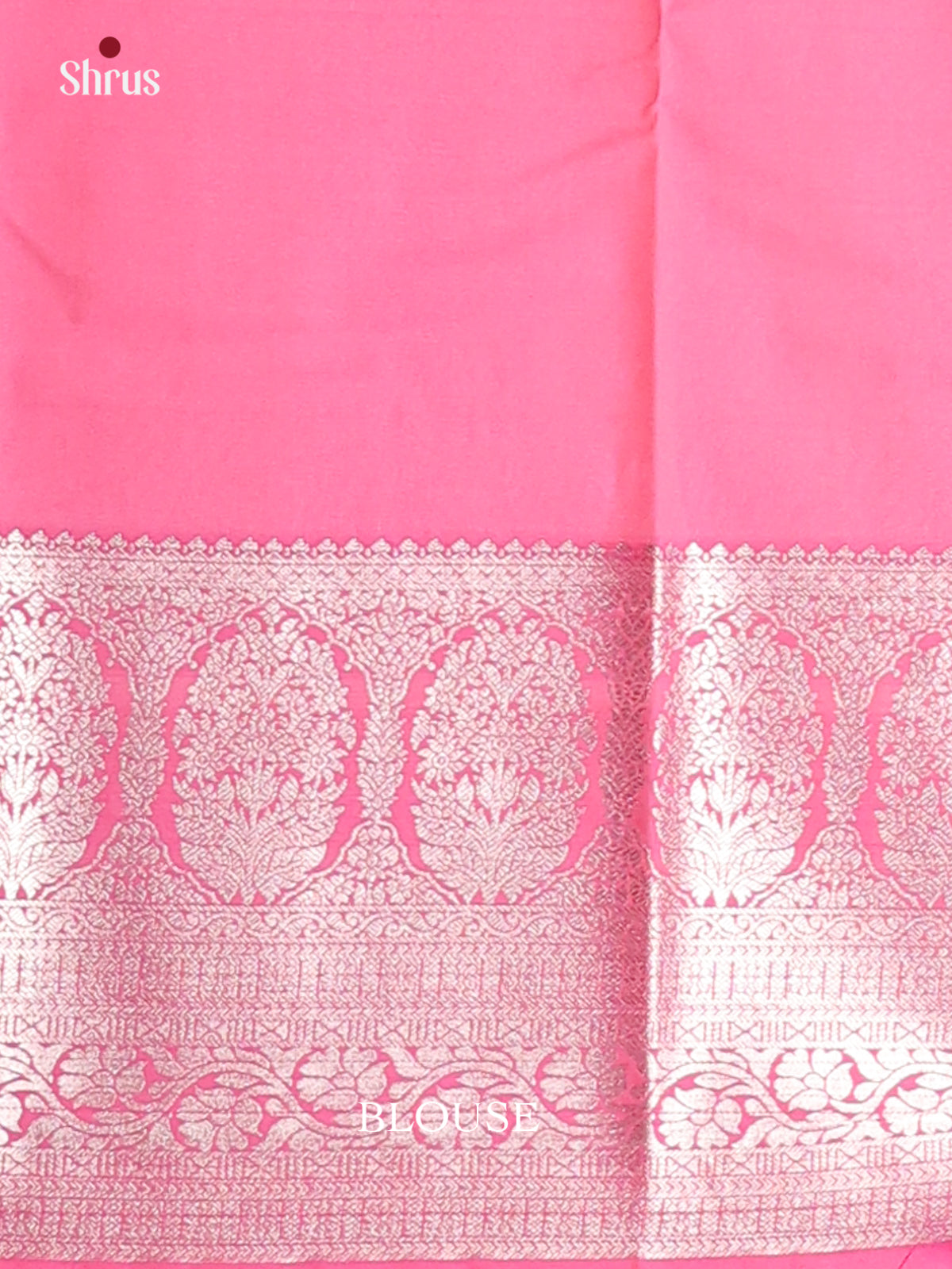 Violet & Pink - Korvai Semi Kanchipuram Saree - Shop on Shrus.com